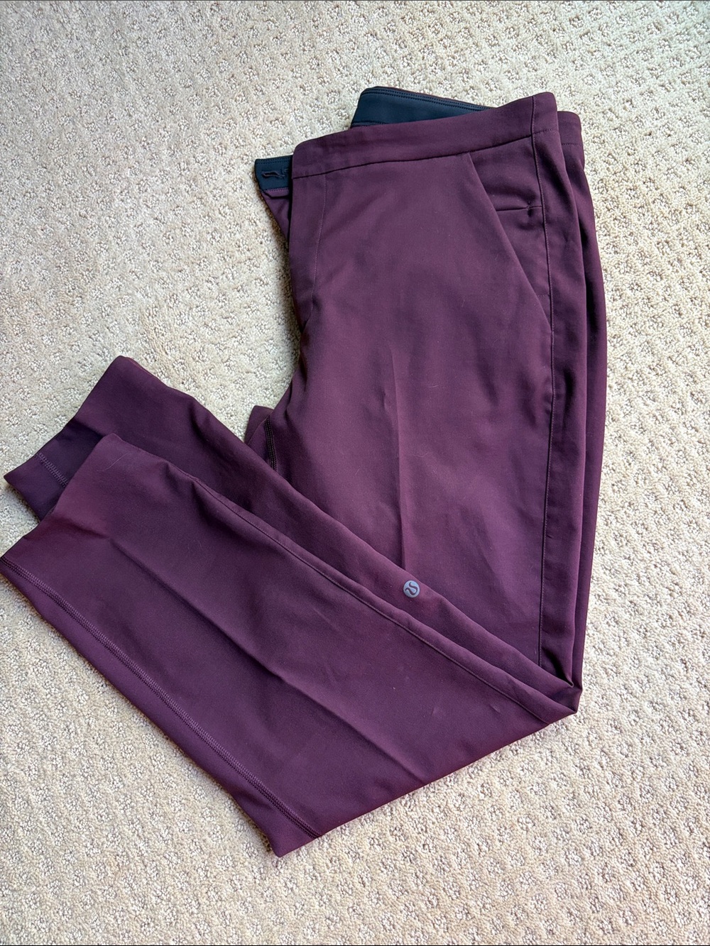 Women’s Lululemon Work Pants Burgundy Size 8
